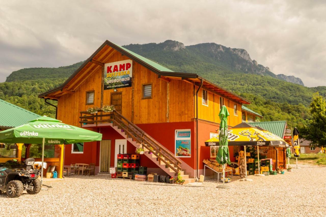 Отель Camp Sutjeska Тьентиште Экстерьер фото
